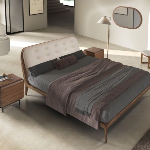 Oglinda decorativa design LUX Oval Walnut - Img 7