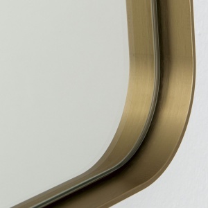 Oglinda decorativa design modern CARLO auriu 61x90cm - Img 6