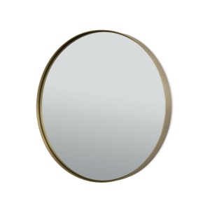 Oglinda decorativa design modern CARLO auriu D-61cm - Img 3