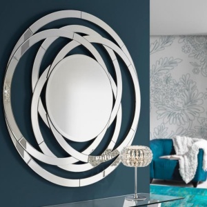 Oglinda decorativa moderna diam.120cm Aros 385314 - Img 3