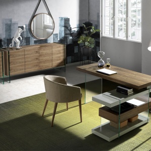 Oglinda decorativa suspendata Alline, 75cm AC-CPMR27-V36-NOGAL - Img 8