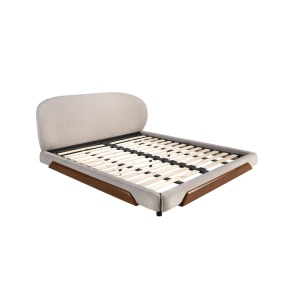 Pat dublu tapitat design LUX Light grey 180x200cm - Img 2