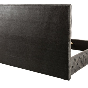 Pat elegant tapitat cu catifea gri olive, Paris 180x200cm A-6541076 VC - Img 7