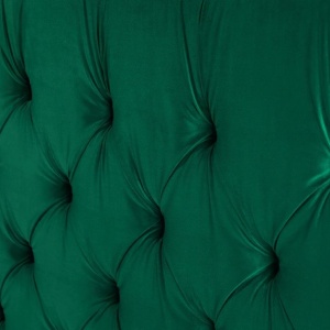 Pat elegant tapitat cu catifea verde inchis, PARIS CHESTERFIELD 180x200cm - Img 4