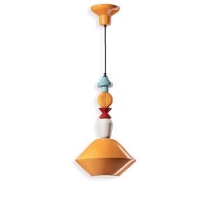 Pendul ceramic design italian realizat manual LARIAT H-56cm 125640 universul-luminii.ro