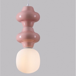 Pendul ceramic design modern CHIC roz 152150 universul-luminii.ro