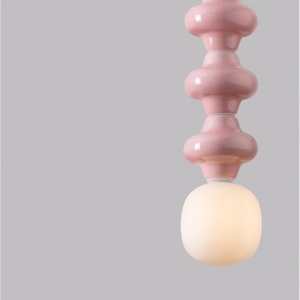 Pendul ceramic design modern CHIC roz 152170 universul-luminii.ro