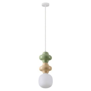 Pendul ceramic design modern CHIC verde/ galben