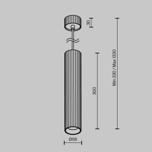 Pendul cu Spot GU10 stil minimalist Calipso alb 242150 universul-luminii.ro