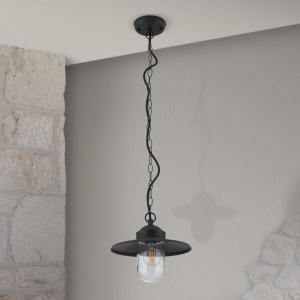 Pendul de exterior stil vintage IP44 EDWARD antracit 157380 universul-luminii.ro