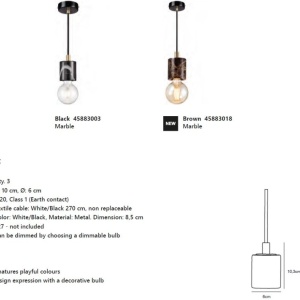 Pendul design clasic Siv maro - Img 4