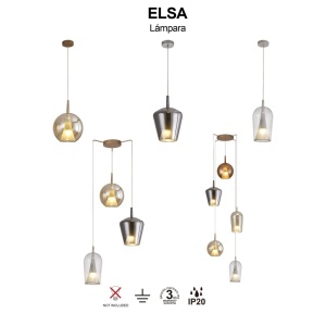 Pendul design decorativ Elsa Copa 1L transparent - Img 8