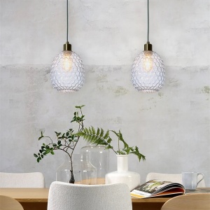 Pendul design decorativ Venice oval, clear 141940 universul-luminii.ro