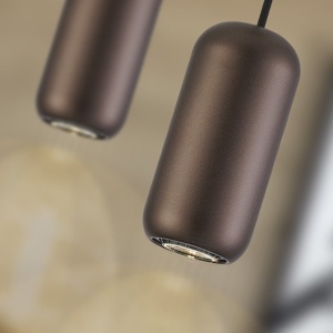Pendul design moderm Nimes maro 76760 universul-luminii.ro