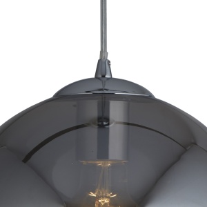 Pendul design modern 25cm Balls crom / fumuriu 1621SM SRT - Img 3