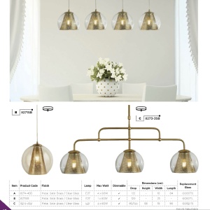 Pendul design modern Conio 8271SB SRT - Img 4