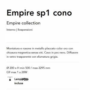 Pendul design modern Empire sp1 cono 143060 universul-luminii.ro