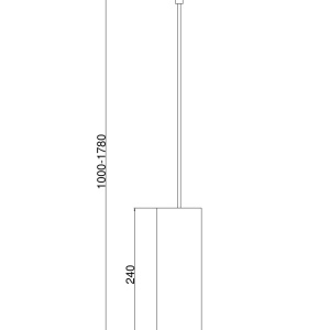 Pendul design modern GIOIA crom MYP011PL-01CH - Img 2