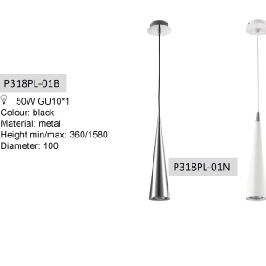 Pendul design modern Nevill negru 184410 universul-luminii.ro