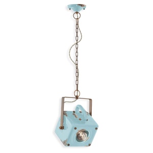 Pendul design retro realizat manual din ceramica INDUSTRIAL 216680 universul-luminii.ro