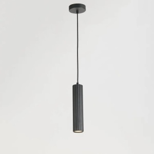 Pendul din aluminiu canelat Anna negru