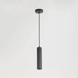 Pendul din aluminiu canelat Anna negru - Img 2