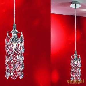 Pendul elegant cristal Asfour Rita HL 6-1549/1 chrom OR - Img 1