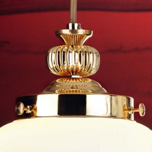 Pendul elegant stil clasic Nostalgie 18cm alama lucios/champagne 98570 universul-luminii.ro