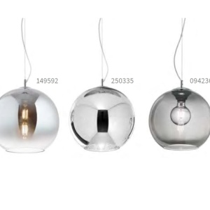 Pendul Glob diametru 30cm NEMO SP1 D30 FUME' 094236 50980 universul-luminii.ro