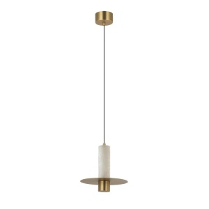 Pendul LED, 7W, 3000K, ALABASTER- BRONZE, ZB-2549