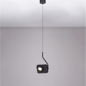 Pendul LED cu spot directionabil stil minimalist KEDROS negru 232650 universul-luminii.ro