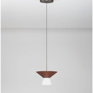 Pendul LED decorativ BARIS Rust Brown 22cm - Img 3