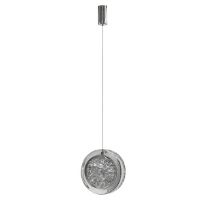 Pendul LED design decorativ EUFORIA 16 crom