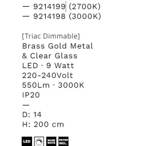 Pendul LED design decorativ LUCIEN 3000K - Img 7