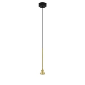 Pendul LED design minimalist NET auriu - Img 1