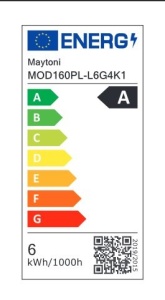 Pendul LED design minimalist Pro Extra negru 226630 universul-luminii.ro