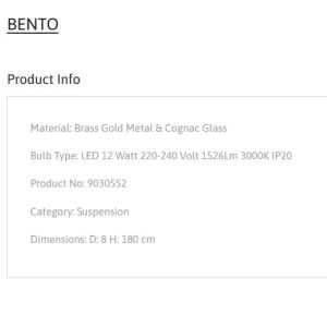 Pendul LED design modern BENTO coniac - Img 8
