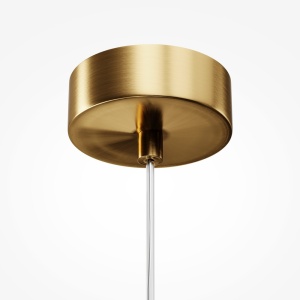 Pendul LED design modern decorativ Drop auriu - Img 5