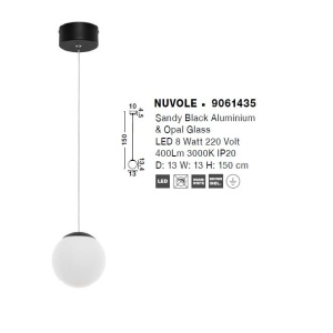 Pendul LED design modern NUVOLE - Img 4