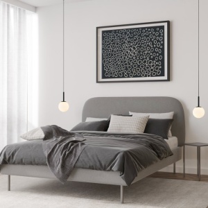 Pendul LED design modern PUEBLA negru MA-8887 247520 universul-luminii.ro
