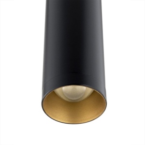 Pendul LED design modern slim Rio negru 124530 universul-luminii.ro