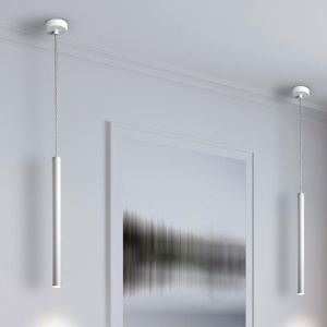 Pendul LED dimabil design modern minimalist Varas alb SV-373075 73010 universul-luminii.ro