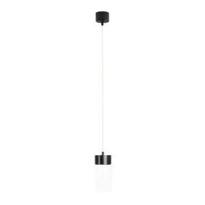 Pendul LED metal negru si sticla Fusion 595390 universul-luminii.ro