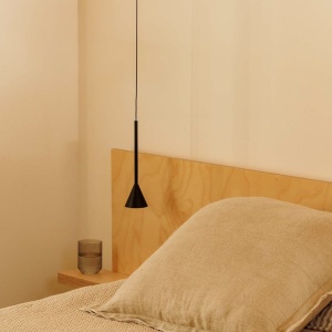 Pendul LED stil minimalist ANNA negru - Img 3