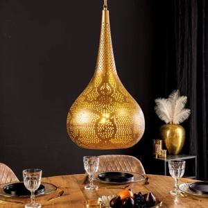 Pendul lucrat manual design artistic oriental ORIENT LIVING 50cm 179780 universul-luminii.ro