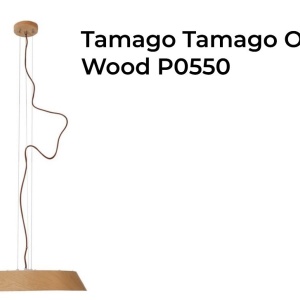 Pendul, Lustra LED din lemn design scandinav Tamago Oak 151230 universul-luminii.ro