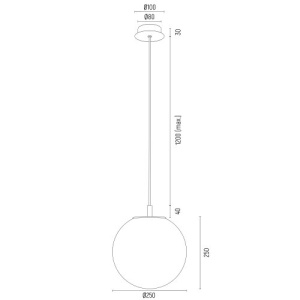 Pendul, Lustra suspendata design modern Paloma 25cm 226230 universul-luminii.ro