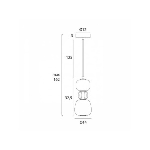 Pendul, Lustra suspendata LED Modern 13W maro 605590 universul-luminii.ro