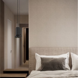 Pendul minimalist ceramica neagra PARLO 623410 universul-luminii.ro