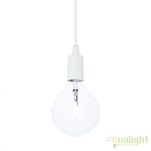 Pendul modern diametru 11cm EDISON SP1 BIANCO 113302